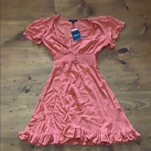 Peach orange forever 21 dress